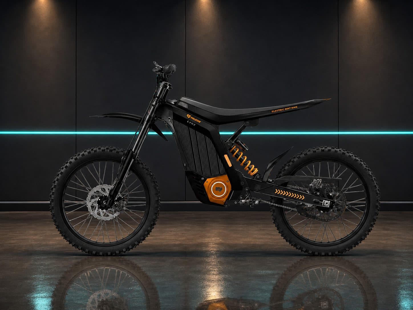 Чёрный 79bike Falcon LYNX сбоку
