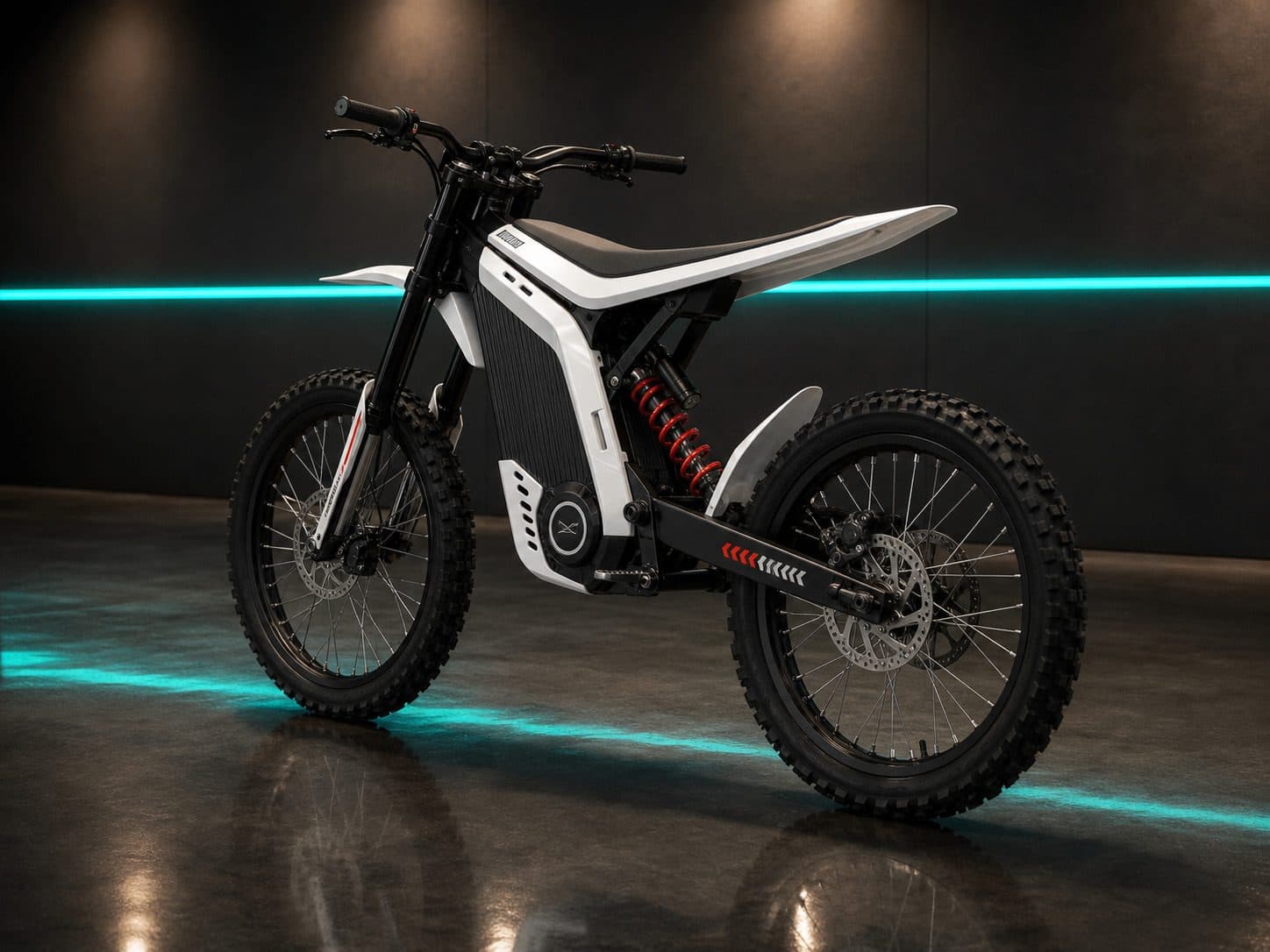 Белый 79bike Falcon LYNX с заднего ракурса